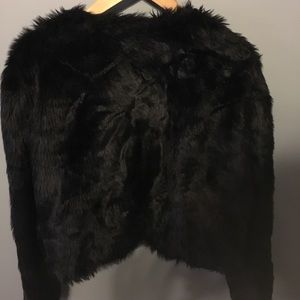 Faux fur coat